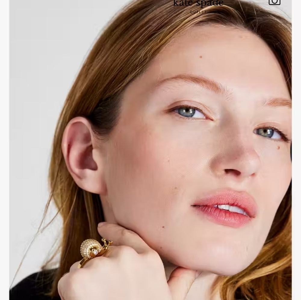 Kate Spade Fruit Salad Pavế Snail Ring - Picture 2 of 4
